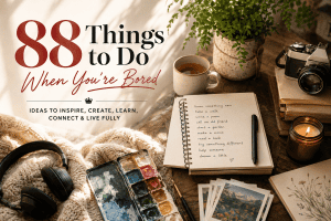 88 Things to Do When You're Bored A Surprisingly Luxurious Guide to Rediscovering Life